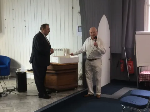 Dennis and Dudley opened the event 