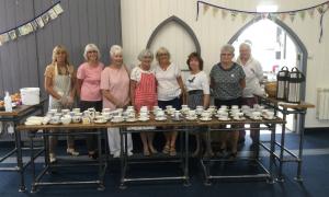Our wonderful team of tea ladies - we couldn't do without them